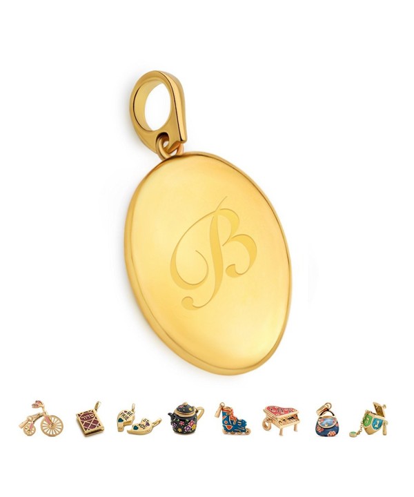 Letter Plated Alphabet Initial Locket