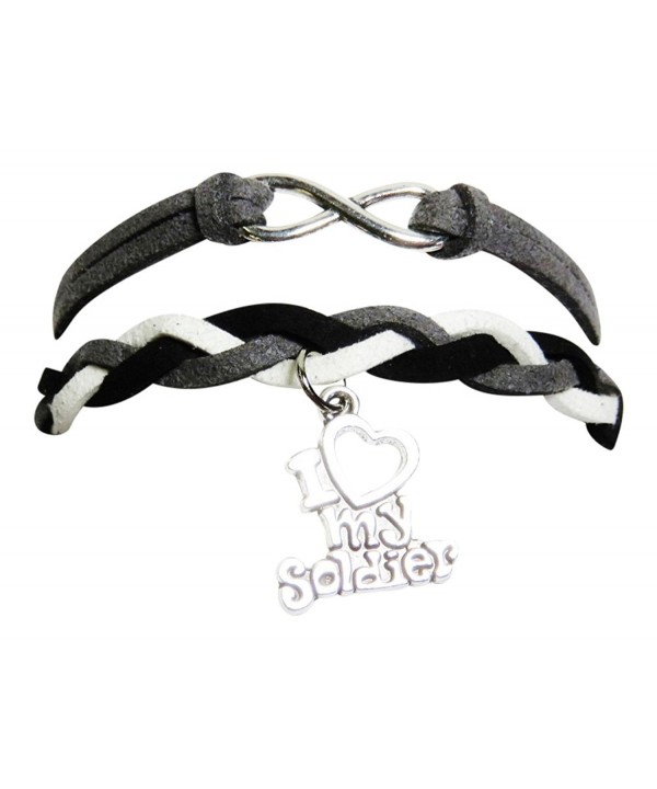 Black Soldier Strand Bracelet Military