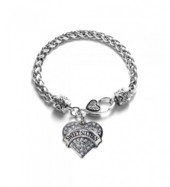 Sixteen Classic Silver Crystal Bracelet