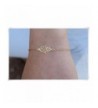 sea maiden Sideways bracelet Hamsa bracelet Gold protection