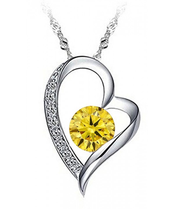 Tyjewelry Plated Silver Pendant Necklace