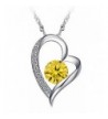 Tyjewelry Plated Silver Pendant Necklace