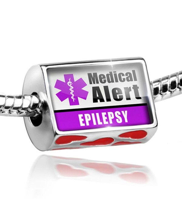 Hearts Medical Alert Purple Epilepsy