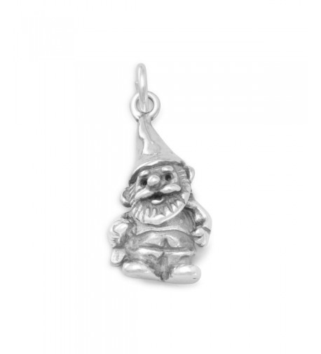 Sterling Silver Garden Gnome Charm