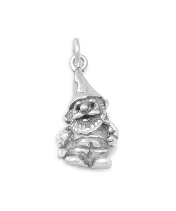 Sterling Silver Garden Gnome Charm