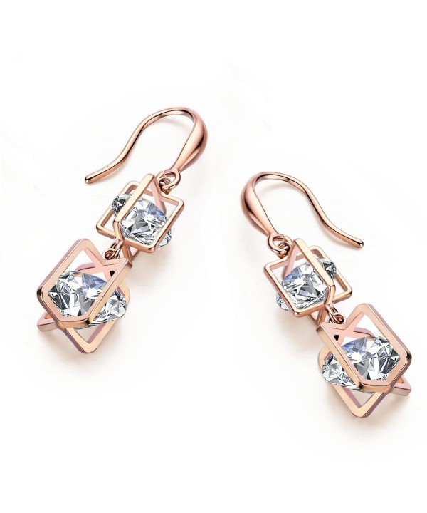 SBLING Plated Cubic Zirconia Earrings