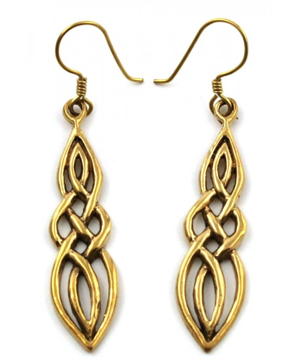 Filigree Twisted Earrings Vintage Thailand