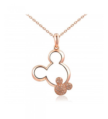 Shining Life rose golden Plated necklaces