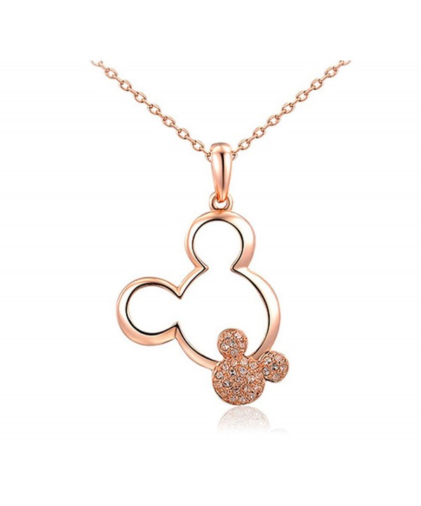 Shining Life rose golden Plated necklaces