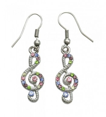 Colorful Earrings Multicolor Rhinestones Fashion