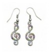 Colorful Earrings Multicolor Rhinestones Fashion