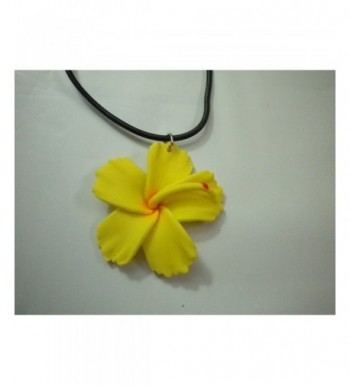 Hawaiian Hibiscus Pendant Necklace Costume
