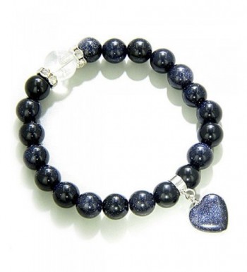 Cute Crystals Goldstone Talisman Bracelet