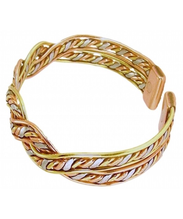 Womens Copper Magnetic Bracelet Inches