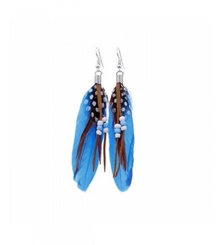 Becoler Feather Earrings Fashion Jewelry