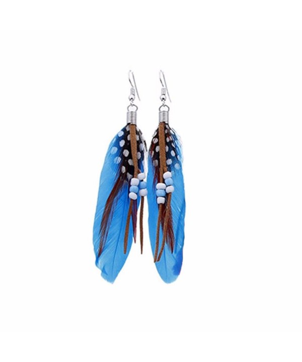 Becoler Feather Earrings Fashion Jewelry