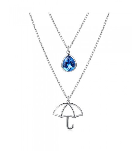 Sterling Silver Teardrop Umbrella Jewelry