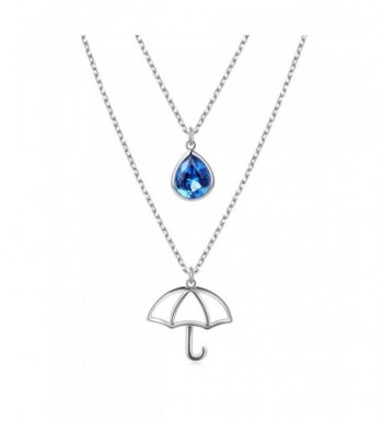 Sterling Silver Teardrop Umbrella Jewelry