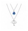 Sterling Silver Teardrop Umbrella Jewelry