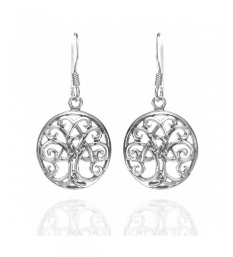 Sterling Silver Celtic Trinity Earrings