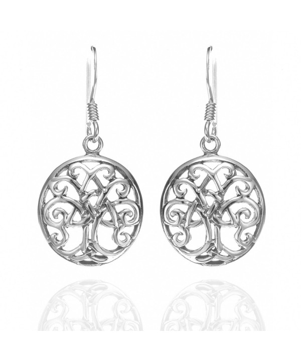 Sterling Silver Celtic Trinity Earrings