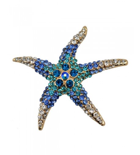 Neevas Starfish Crystals Jewelry Ornaments