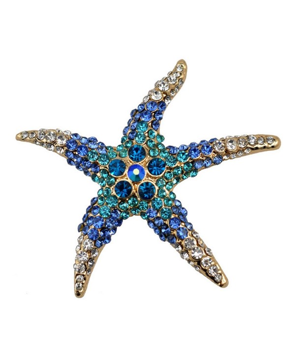 Neevas Starfish Crystals Jewelry Ornaments