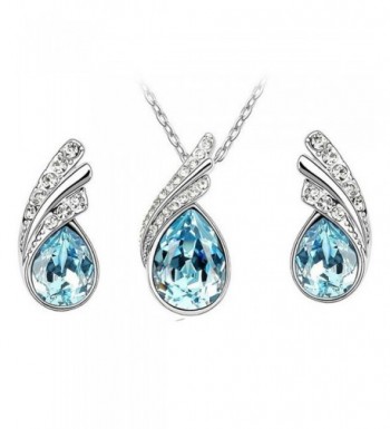 MAFMO Beautiful Platinum plated Necklace Earrings