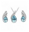 MAFMO Beautiful Platinum plated Necklace Earrings