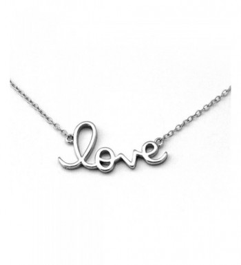 Sterling Silver Rhodium Pendant Necklace