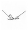 Sterling Silver Rhodium Pendant Necklace