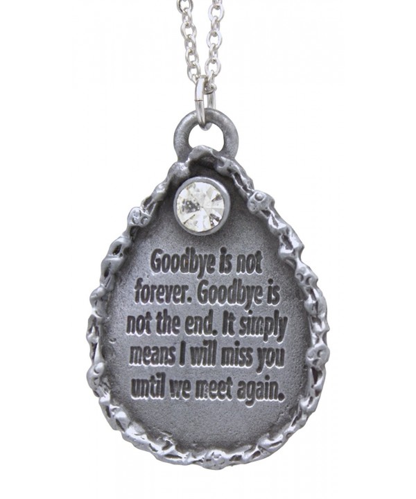 Memorial Teardrop Pendant Chain Gift