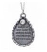 Memorial Teardrop Pendant Chain Gift