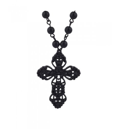 Lux Accessories Classic Pendant Necklace