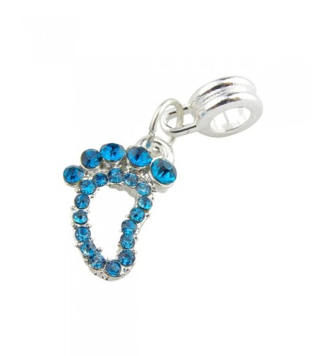 Universal Blue Rhinestone Baby Charm