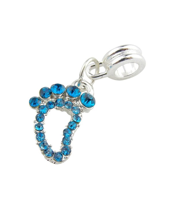 Universal Blue Rhinestone Baby Charm