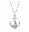 Sterling Silver Anchor Necklace Pendant