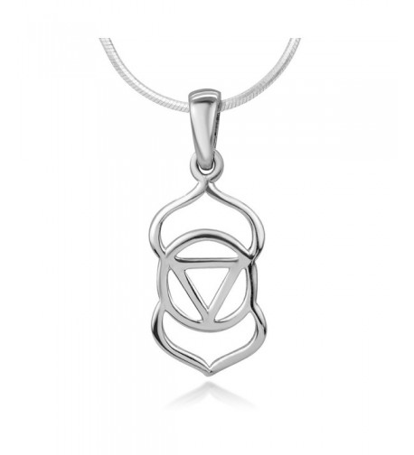 Sterling Silver Spiritual Pendant Necklace
