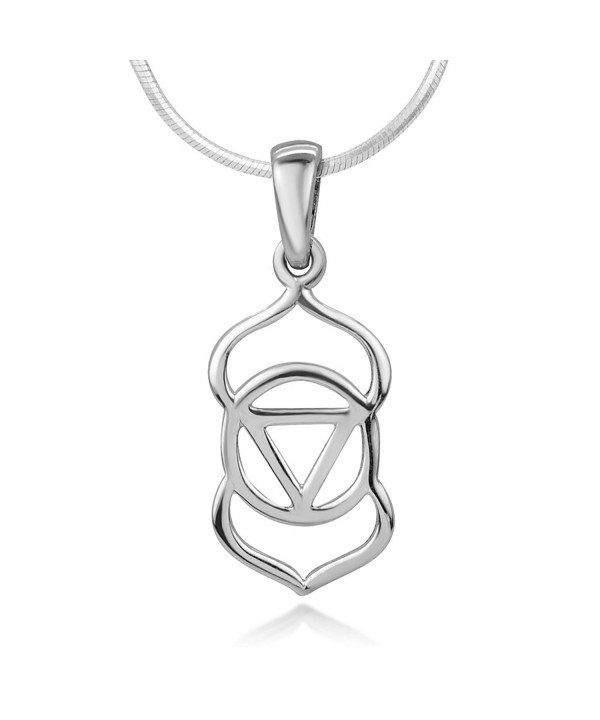 Sterling Silver Spiritual Pendant Necklace