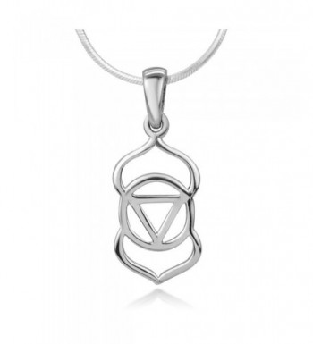 Sterling Silver Spiritual Pendant Necklace