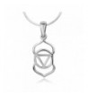 Sterling Silver Spiritual Pendant Necklace