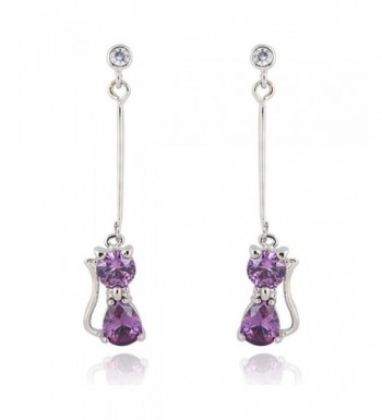 YAZILIND Charming Zirconia Elegant Earrings