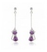 YAZILIND Charming Zirconia Elegant Earrings