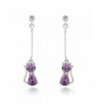 YAZILIND Charming Zirconia Elegant Earrings