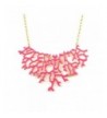 Womens Enamel Branch Summer Necklace