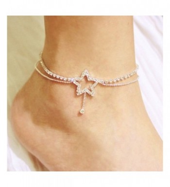 Bridal Crystal Dangling Fashion Anklet