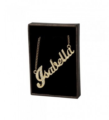 Name Necklace Isabella Gold Plated