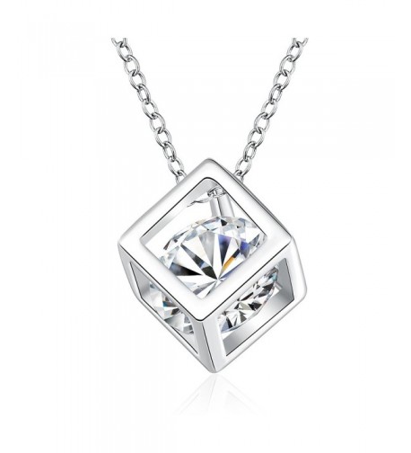 NA BEAUTY Sterling Zirconia Necklace