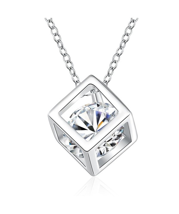 NA BEAUTY Sterling Zirconia Necklace