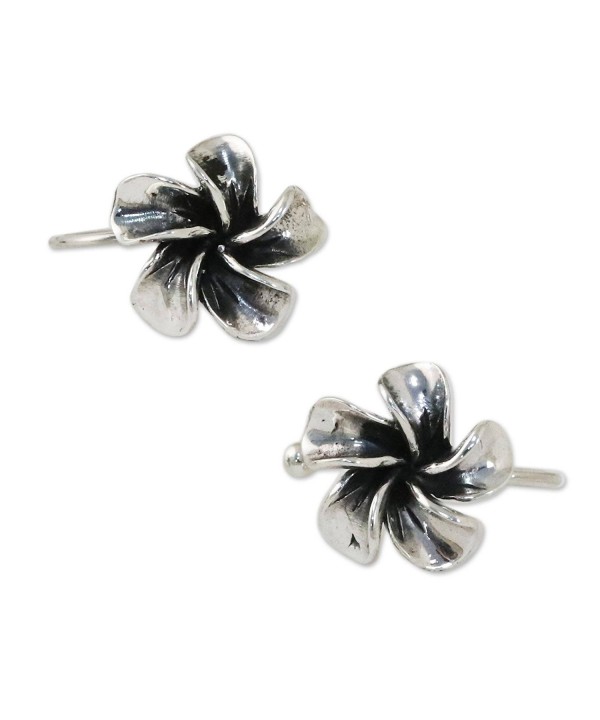 NOVICA Plumeria Flower Sterling Frangipani